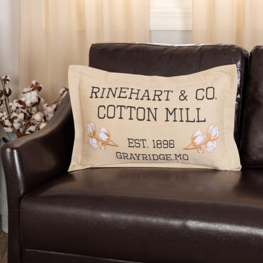 Ashmont Cotton Mill Co. Pillow 14x22 VHC Brands - The Fox Decor